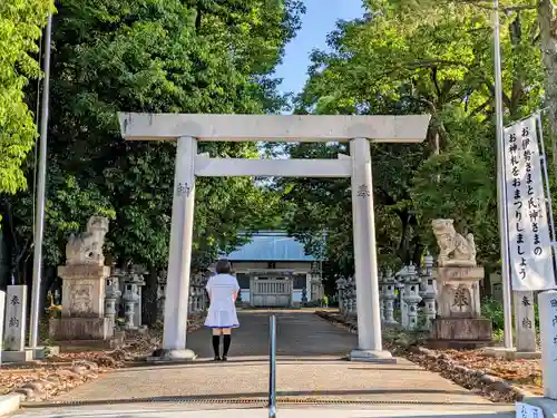 八田神明社の鳥居