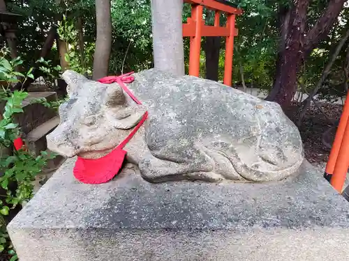 岩園天神社の像