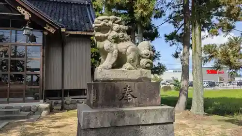 四ツ柱神社の狛犬