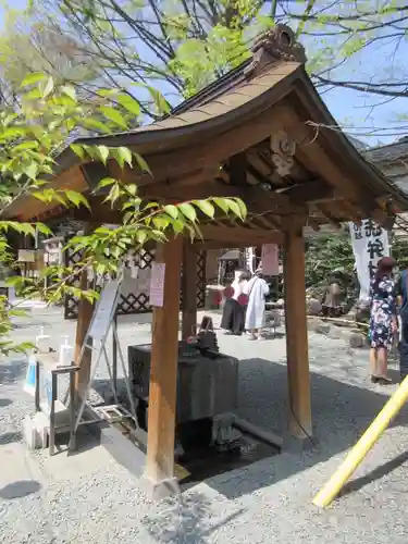 川越熊野神社の手水