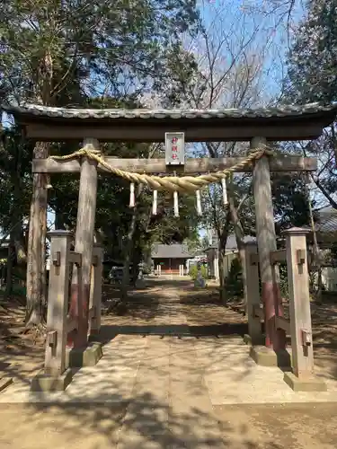 太子堂神明神社の鳥居