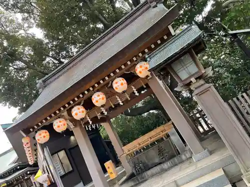 検見川神社の手水舎