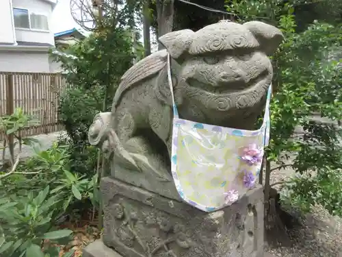 菊田神社の狛犬