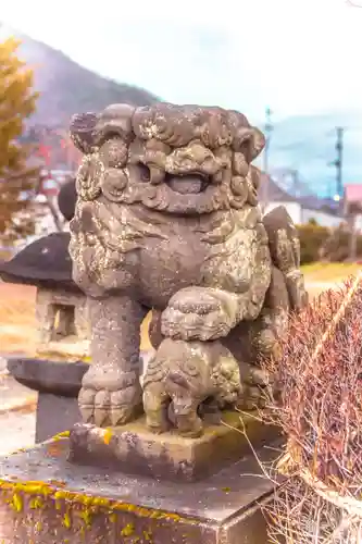 田出宇賀神社の狛犬