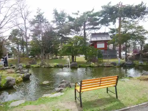 北海道護國神社の庭園