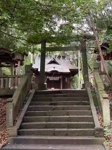 久米水天宮の鳥居