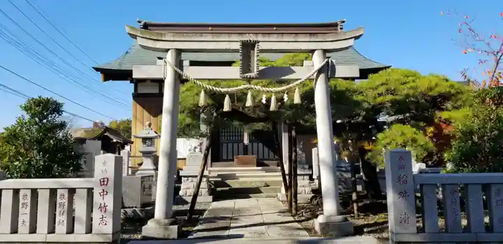 長沼白山神社の鳥居