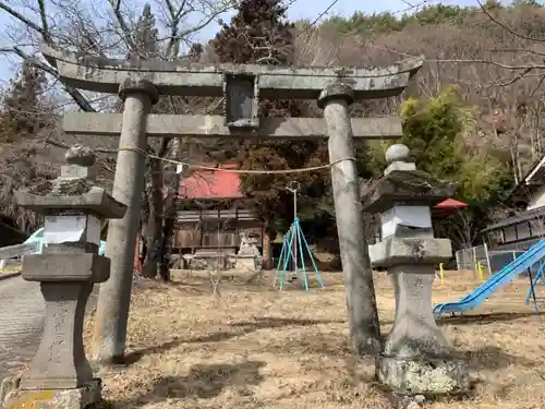 戸澤神社の鳥居