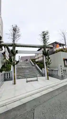 駒込妙義神社の鳥居