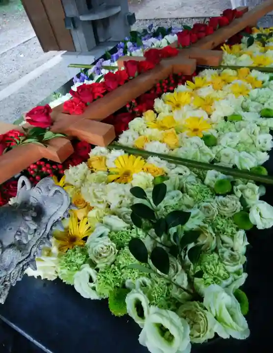 帯廣神社の手水舎