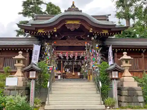 鳩ヶ谷氷川神社の山門・神門