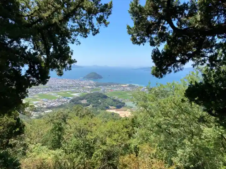 恵良神社奥之宮の周辺