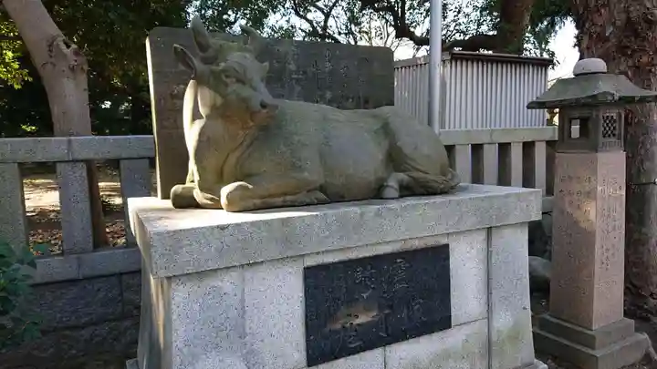 牛嶋神社の狛犬