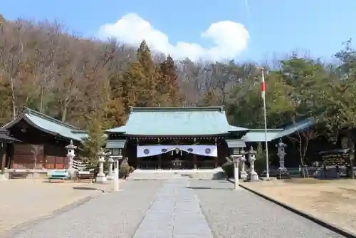 山梨縣護國神社の本殿