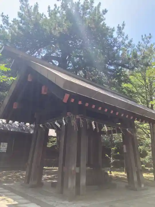 札幌護國神社の手水舎