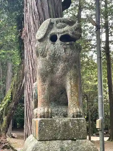 東大野八幡神社の狛犬