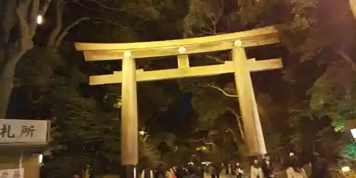 明治神宮の鳥居