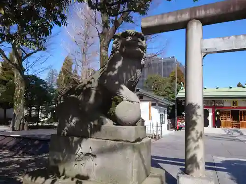 池袋氷川神社の狛犬