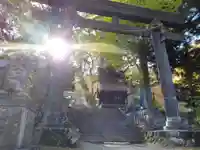 諏訪大社上社前宮の鳥居