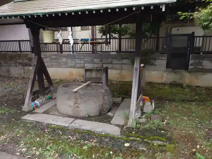 尾萬稲荷神社の手水舎