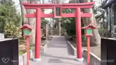 柞祖霊社の鳥居