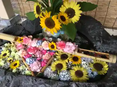 厚別神社の手水舎