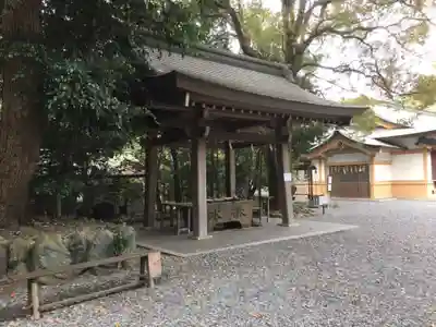 氷上姉子神社(熱田神宮摂社)の手水舎