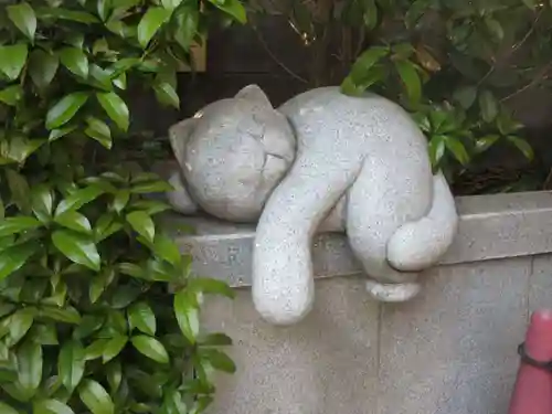 荻窪白山神社の狛犬