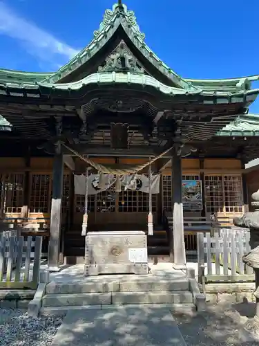 植田八幡神社の本殿