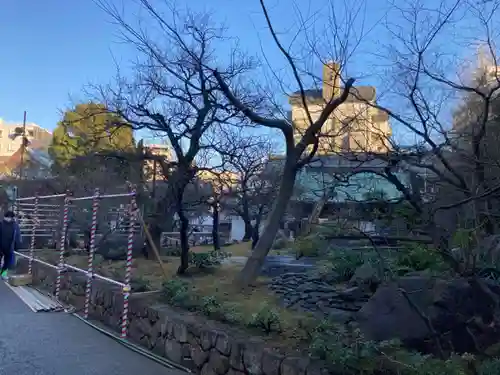 湯島天満宮の庭園