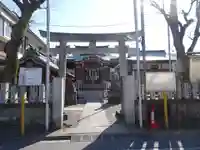 谷戸三輪神社の鳥居