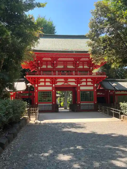 井草八幡宮の山門・神門