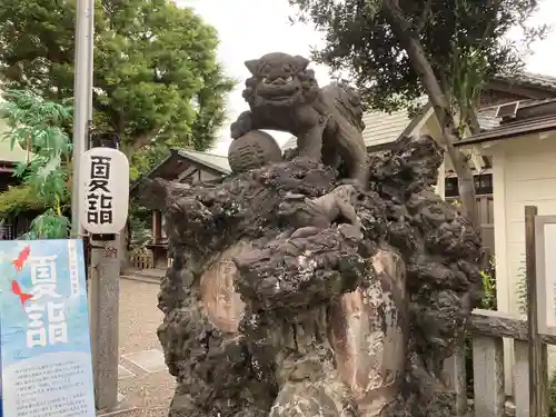 お三の宮日枝神社の狛犬