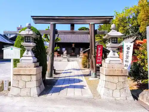 業葉神社の鳥居