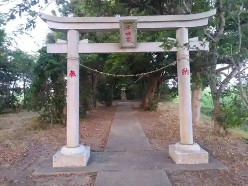 水神宮の鳥居