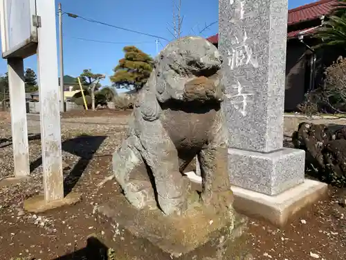 宝蔵寺の狛犬