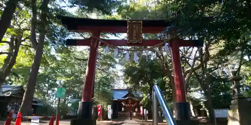 氷川女體神社の鳥居