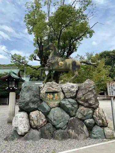 真清田神社の狛犬