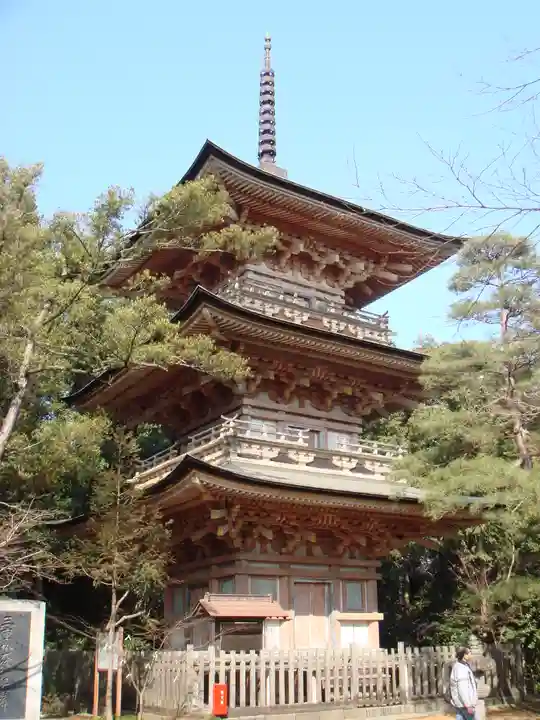 岩殿山安楽寺(吉見観音)の塔