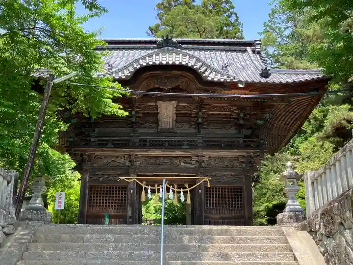 白山社 里宮の山門・神門