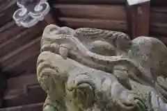 西寒多神社の狛犬