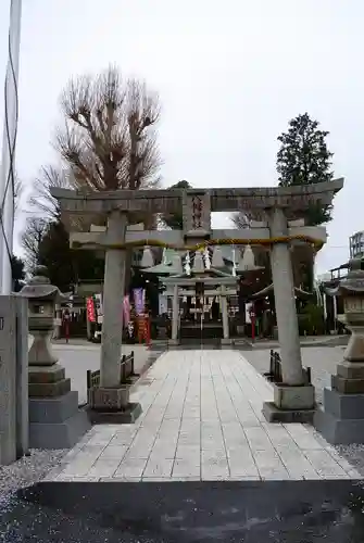 川越八幡宮の鳥居