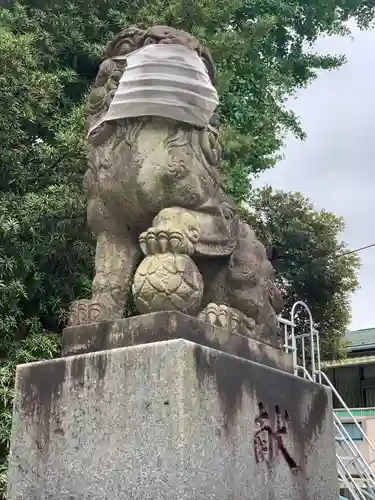 浅間神社の狛犬