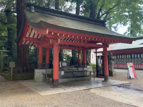 鹿島神宮の手水舎