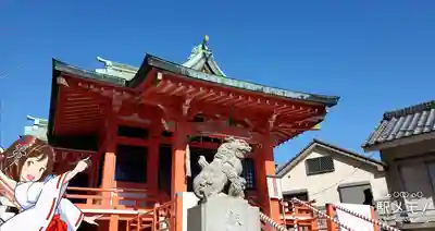 小谷野神社の狛犬