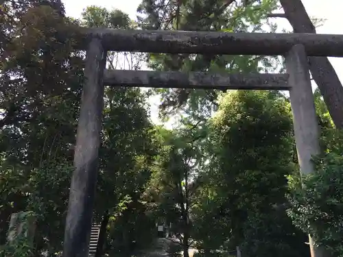 忍　諏訪神社・東照宮　の鳥居