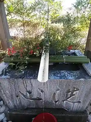 鏡石鹿嶋神社 ＊安産・開運・勝利の神さま＊の手水舎