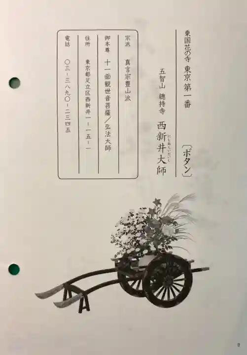 西新井大師総持寺の授与品その他