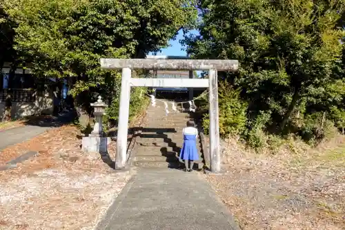 摩訶戸神社の鳥居