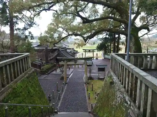 事任八幡宮の景色